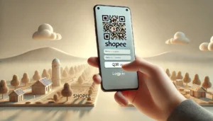 cara login shopee dengan qr