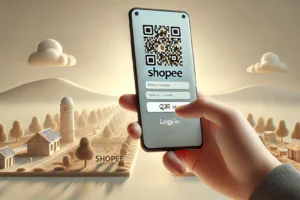 cara login shopee dengan qr