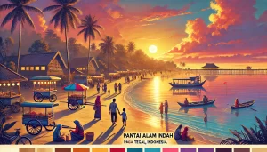 Pantai Alam Indah Tegal Destinasi Keluarga Seru dengan Sunset Mempesona dan Harga Tiket Terbaru