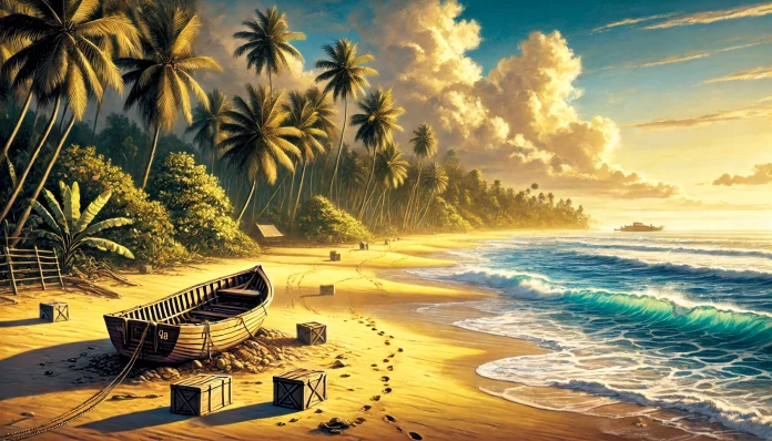 pantai eretan tempat jepang mendarat