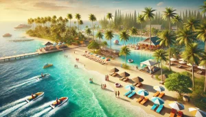 Pantai Florida Pasir Putih Anyer Destinasi Eksotis Keluarga dengan Nuansa Tropis dan Fasilitas Lengkap