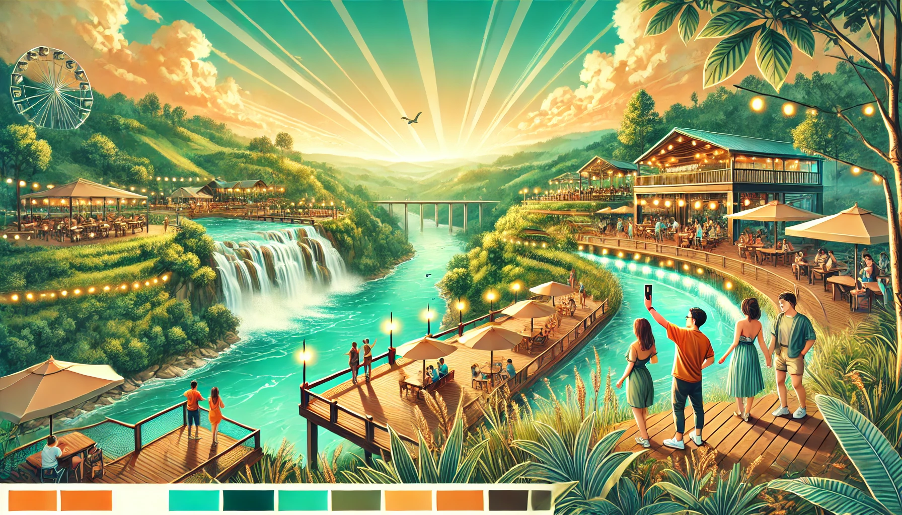 tempat wisata terdekat dari lokasi saya sekarang yang lagi hits