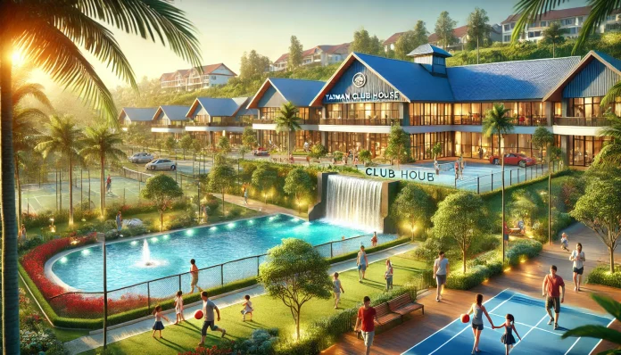 waterfall club house taman permata cikunir