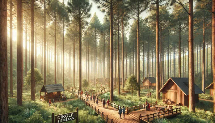 wisata hutan pinus pal 16 cikole lembang
