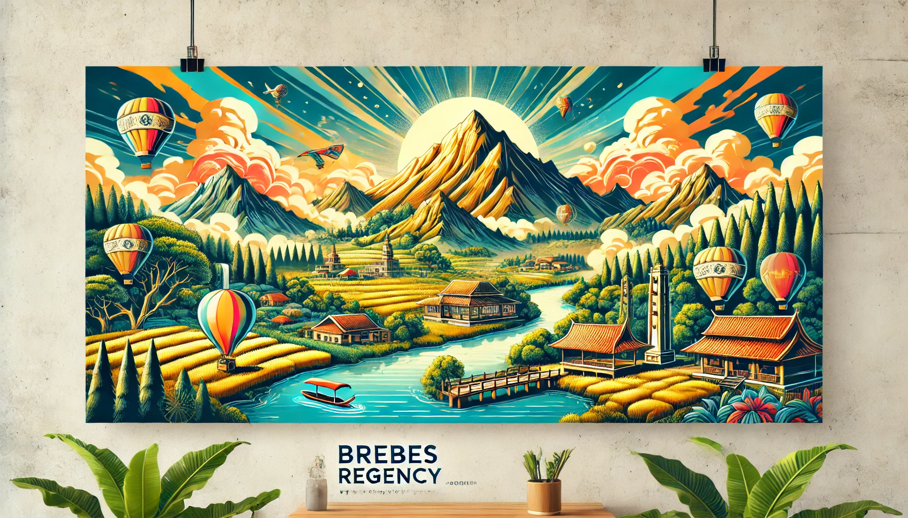 memproduksi slogan tentang tempat wisata di kabupaten brebes