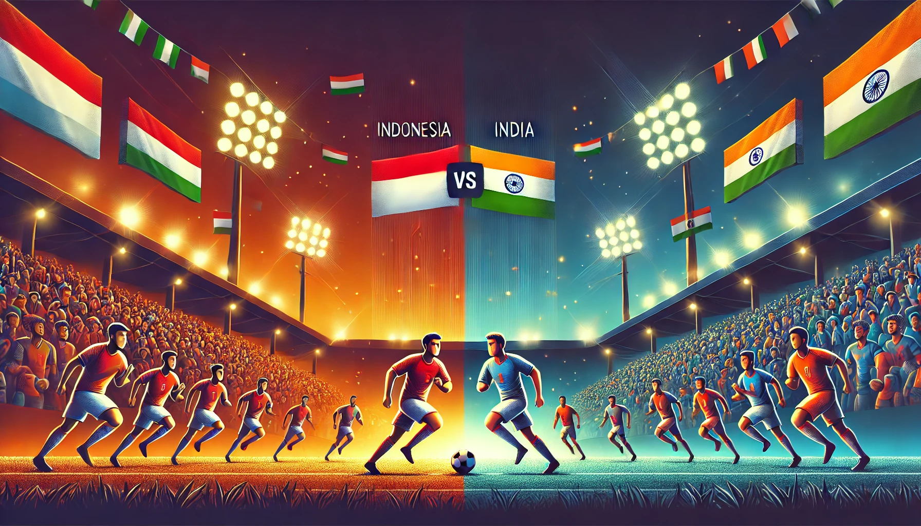 Pemain Timnas U23 Indonesia vs India U23
