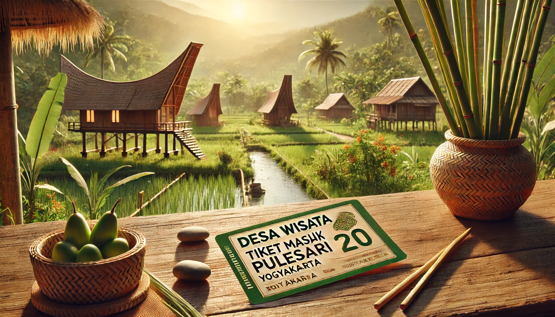 Tiket Masuk Desa Wisata Pulesari
