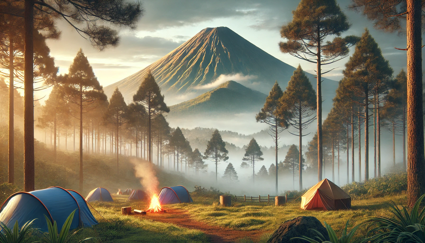 Tempat Camping di Bogor View Gunung