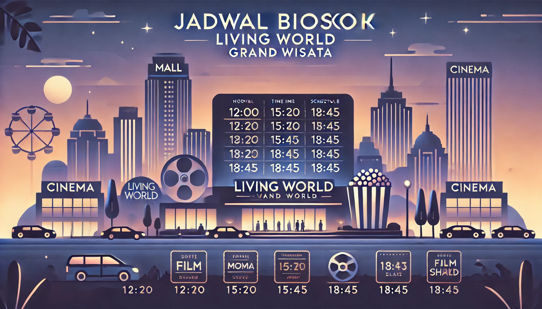 Jadwal Bioskop Living World Grand Wisata
