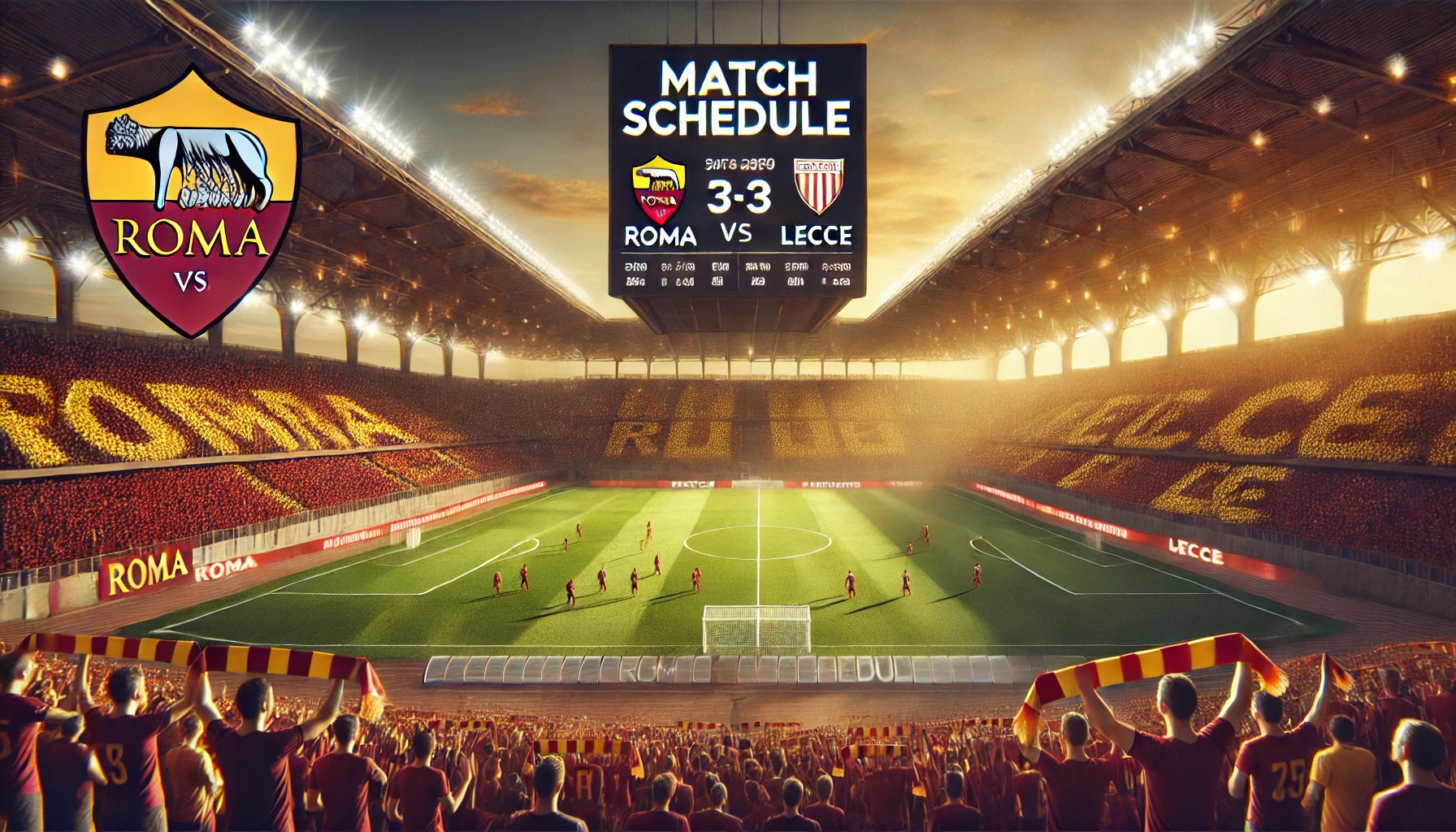 Jadwal Roma vs Lecce