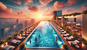 Wisata Kolam Renang Atap Langit Sejuk View Alam