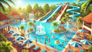 Kolam Renang Taman Air Tirtamas Pondok Kelapa Seru