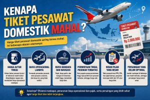 Kenapa Tiket Pesawat Domestik Mahal