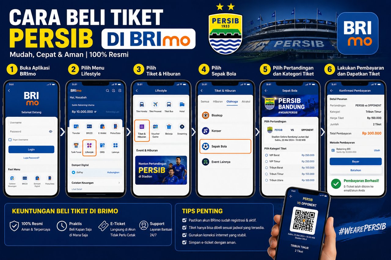 Cara Beli Tiket Persib Di Brimo