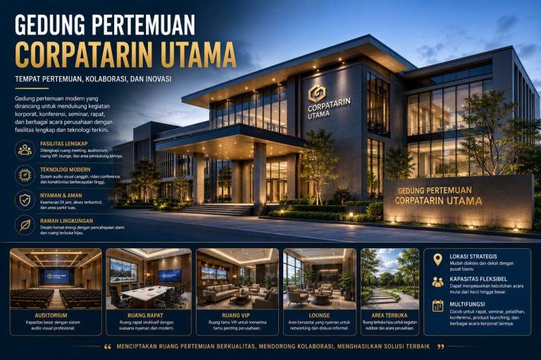 Gedung Pertemuan Corpatarin Utama Jadi Pilihan Favorit