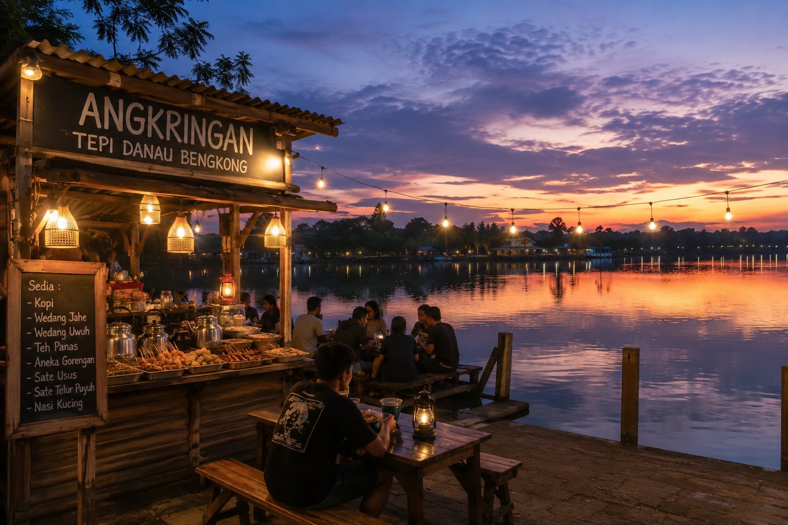 Angkringan Tepi Danau Bengkong