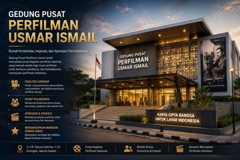 Gedung Pusat Perfilman Usmar Ismail Jadi Ikon Perfilman