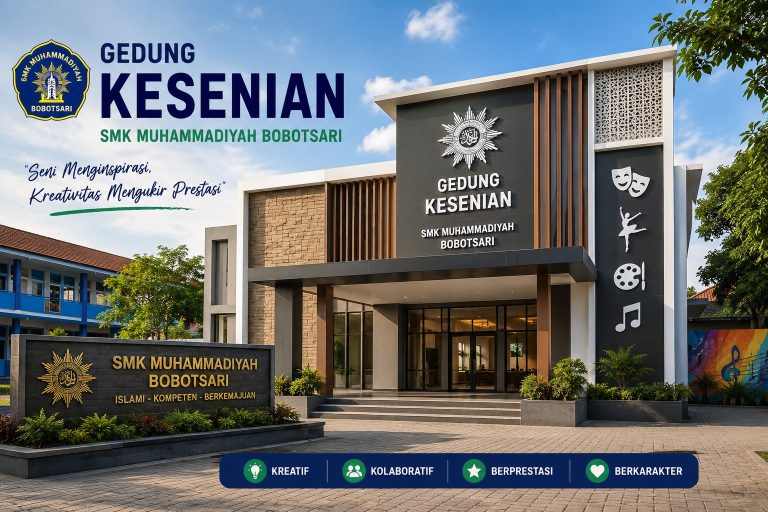 Gedung Kesenian SMK Muhammadiyah Bobotsari Pusat Kreativitas