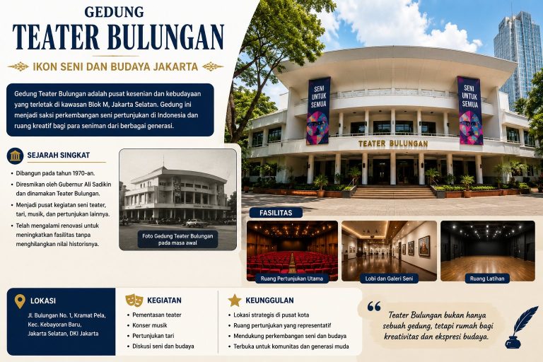Gedung Teater Bulungan Jakarta Ikon Seni Favorit Pertunjukan
