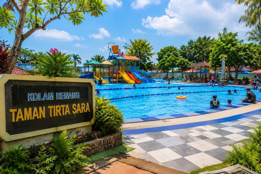 Kolam Renang Taman Tirta Sara Cocok Liburan Keluarga