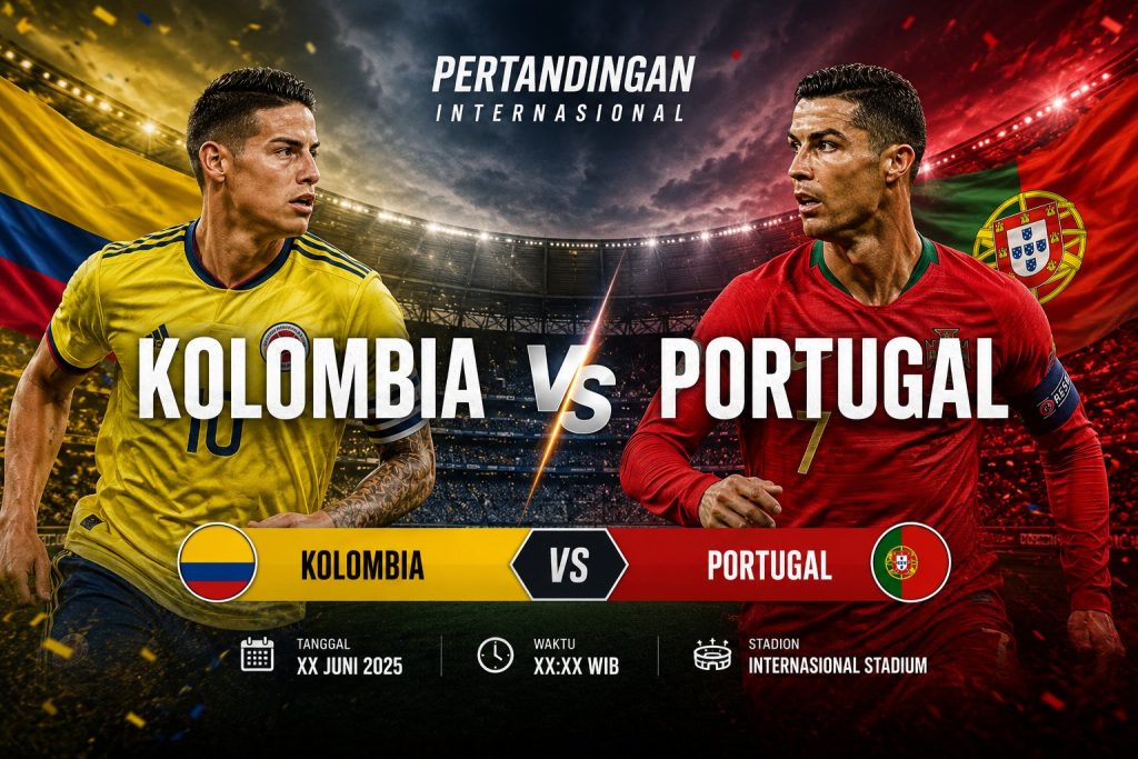 Pertandingan Kolombia vs Portugal Laga Panas Dunia