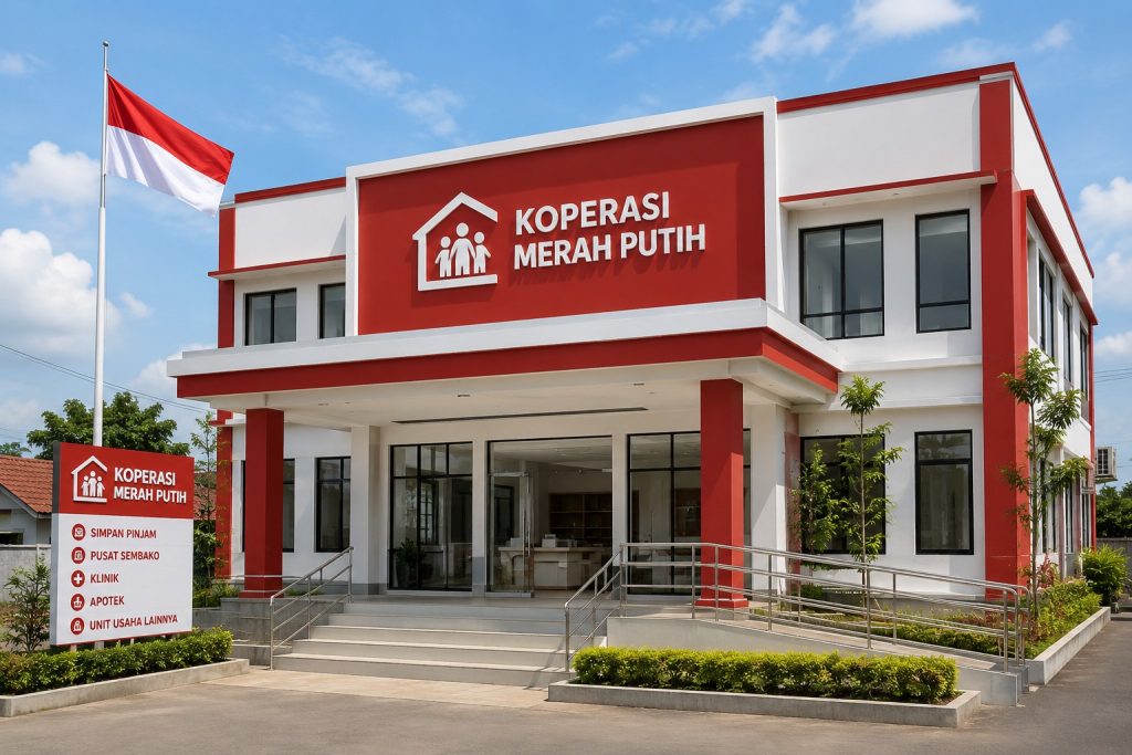 Gedung Koperasi Merah Putih Yang Sudah Jadi Dan Perkembangan