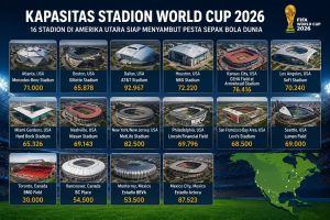 Kapasitas Stadion World Cup Jadi Sorotan Piala Dunia 2026