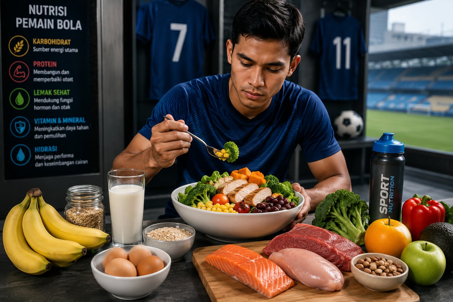Nutrisi Pemain Sepak Bola