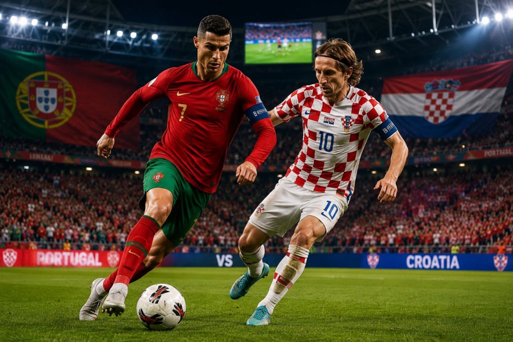 Pertandingan Portugal vs Kroasia Jadi Laga Panas Eropa