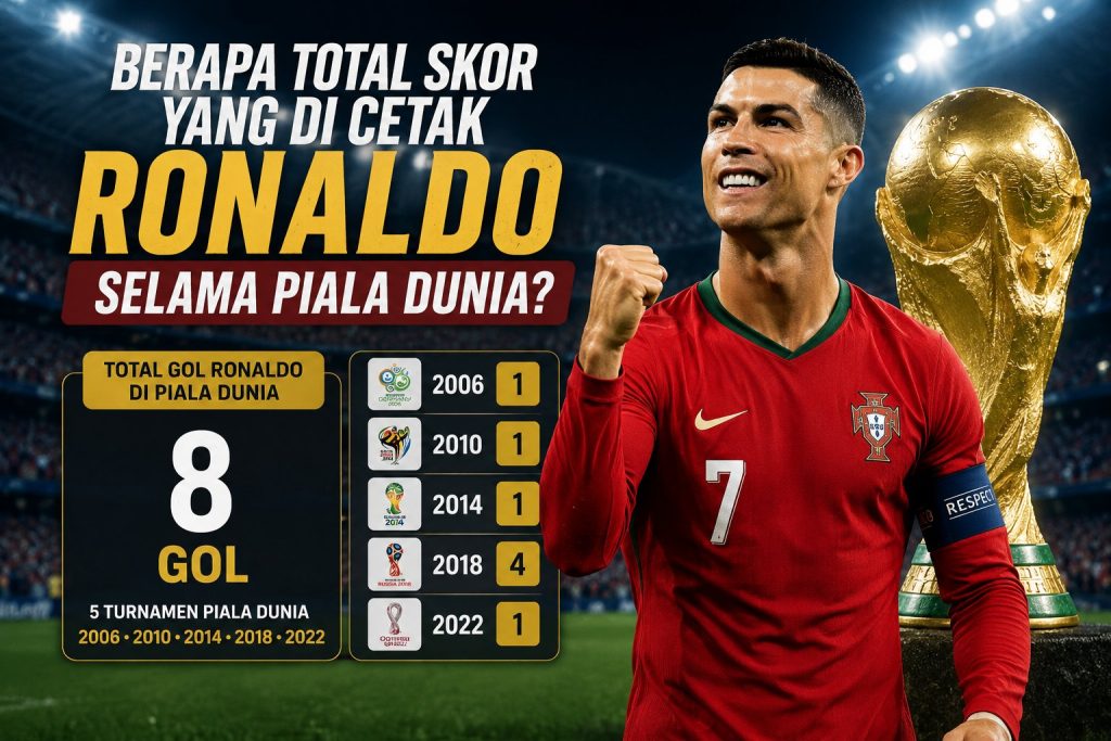 Total Gol Ronaldo Piala Dunia dan Perjalanan CR7 di Dunia