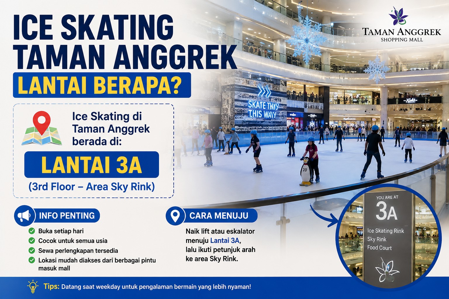 Ice Skating Taman Anggrek