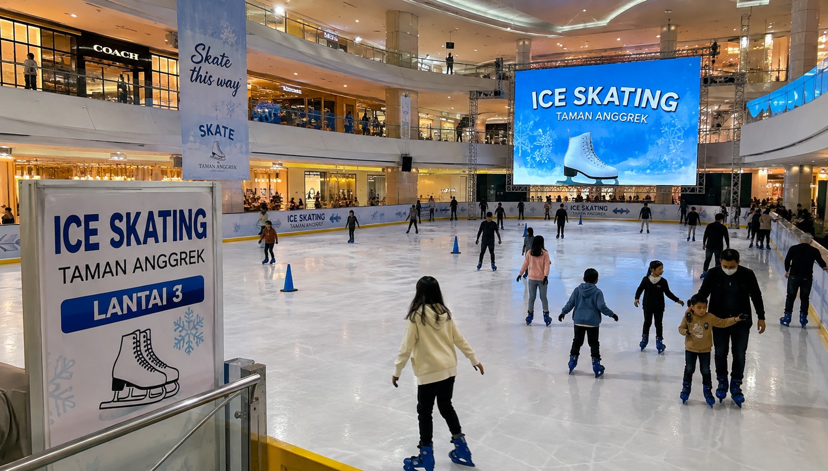 Ice Skating Taman Anggrek