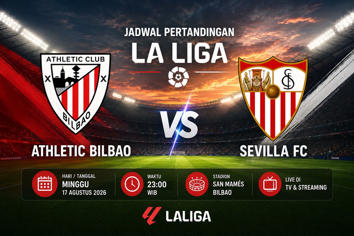 Jadwal Bilbao vs Sevilla