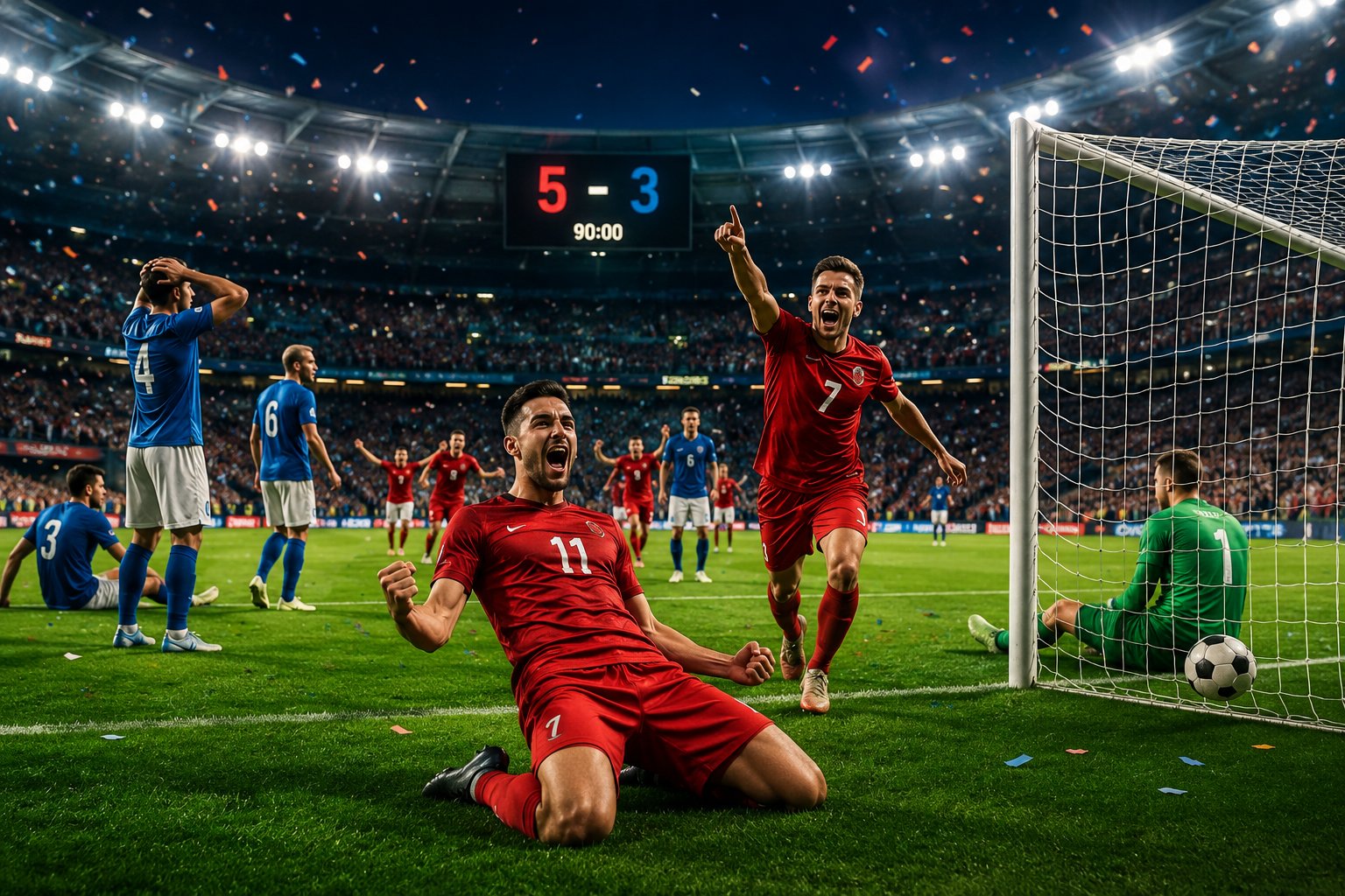 Pertandingan Dengan Banyak Gol