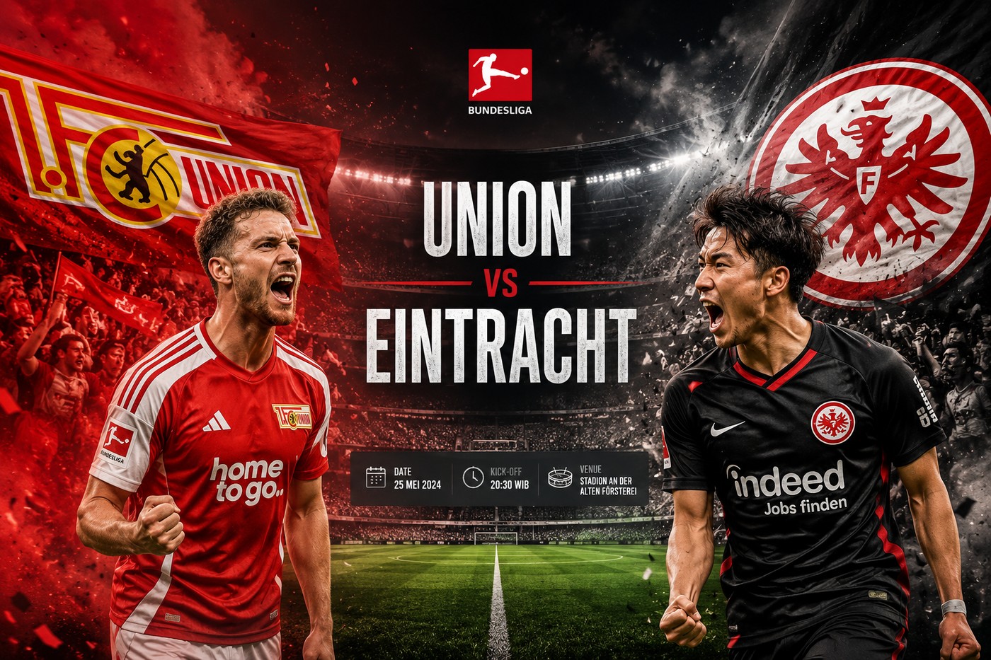 Pertandingan Union vs Eintracht