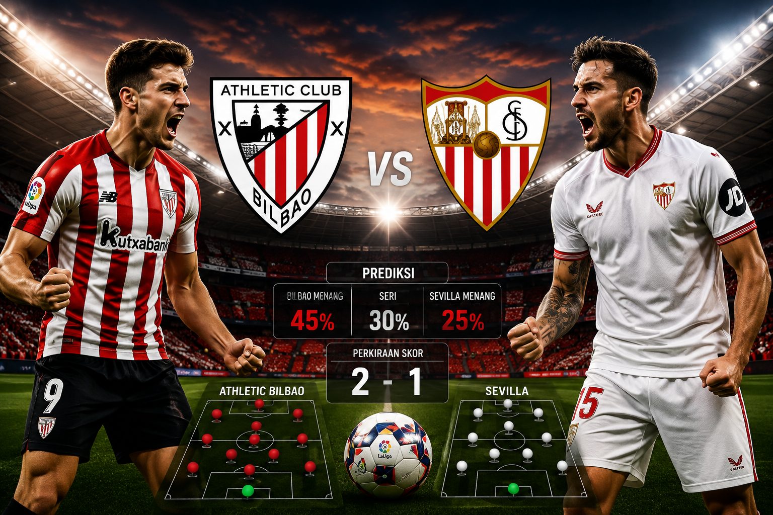 Prediksi Bilbao vs Sevilla