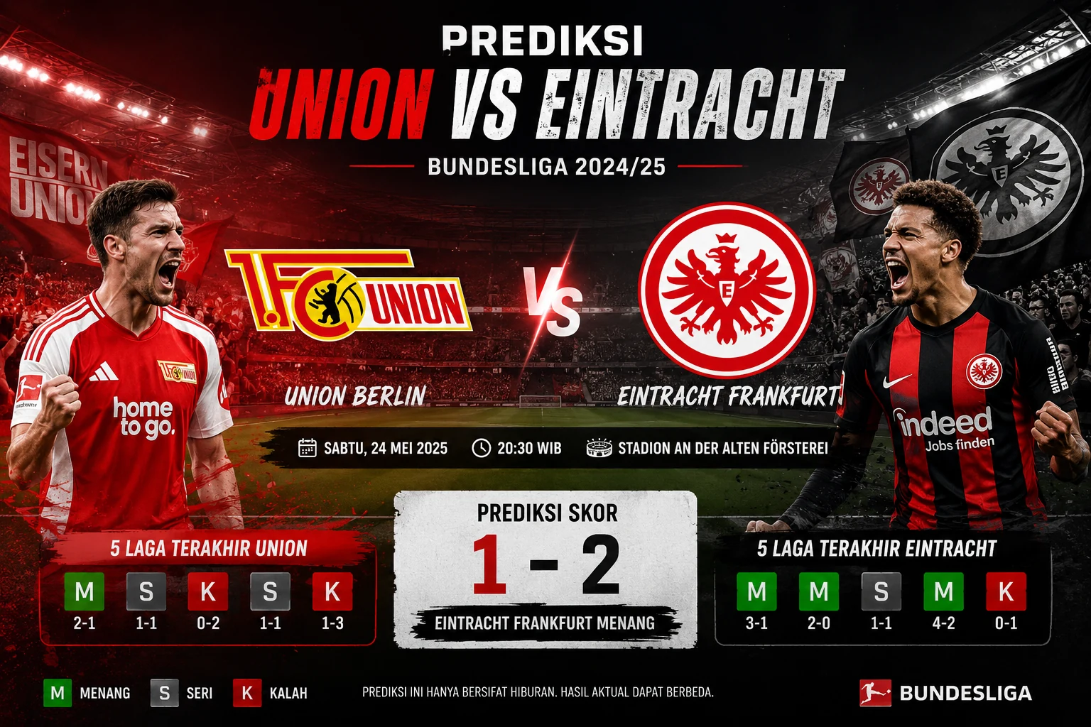 Prediksi Union vs Eintracht