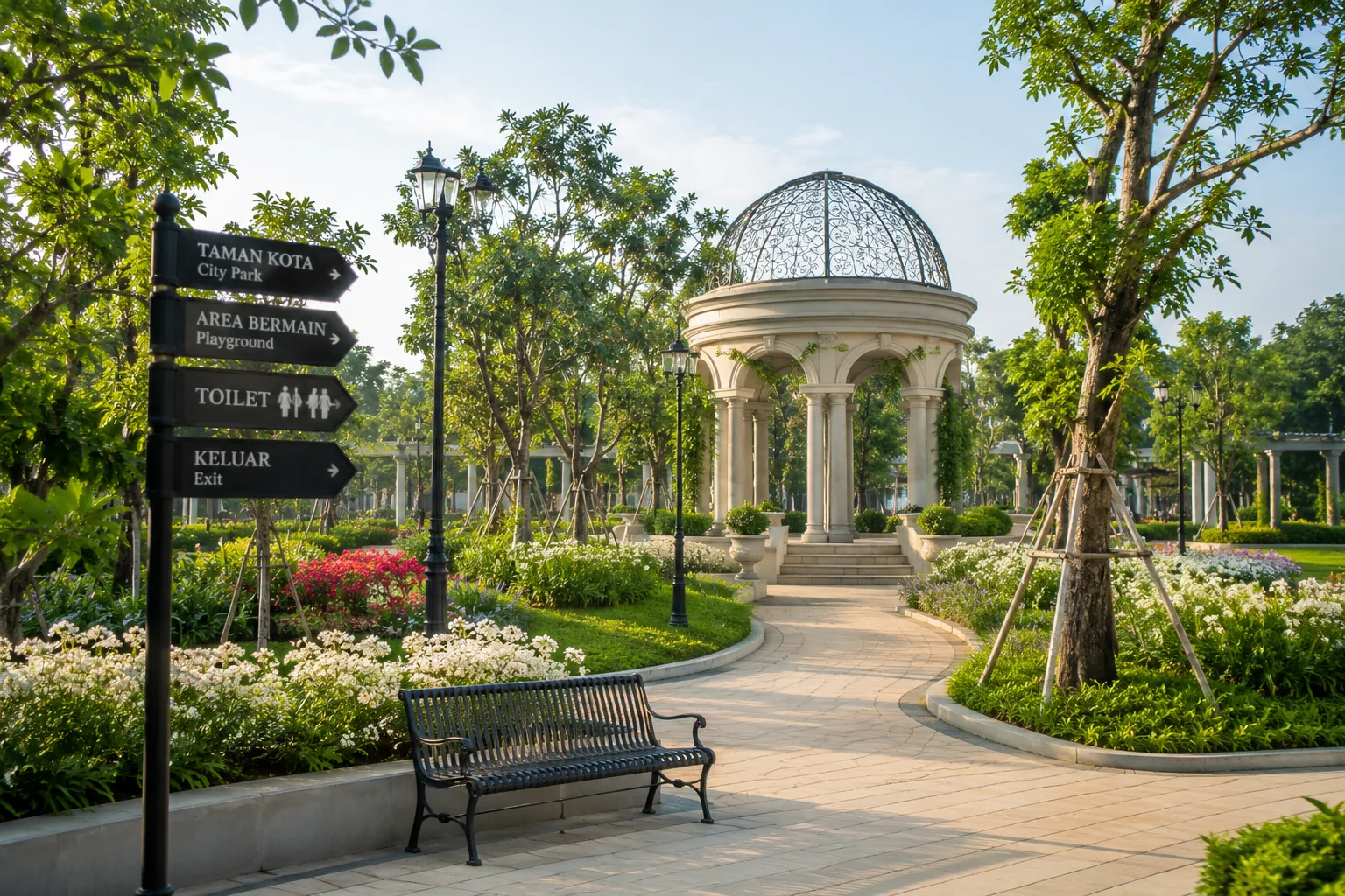 Taman Kota Aesthetic