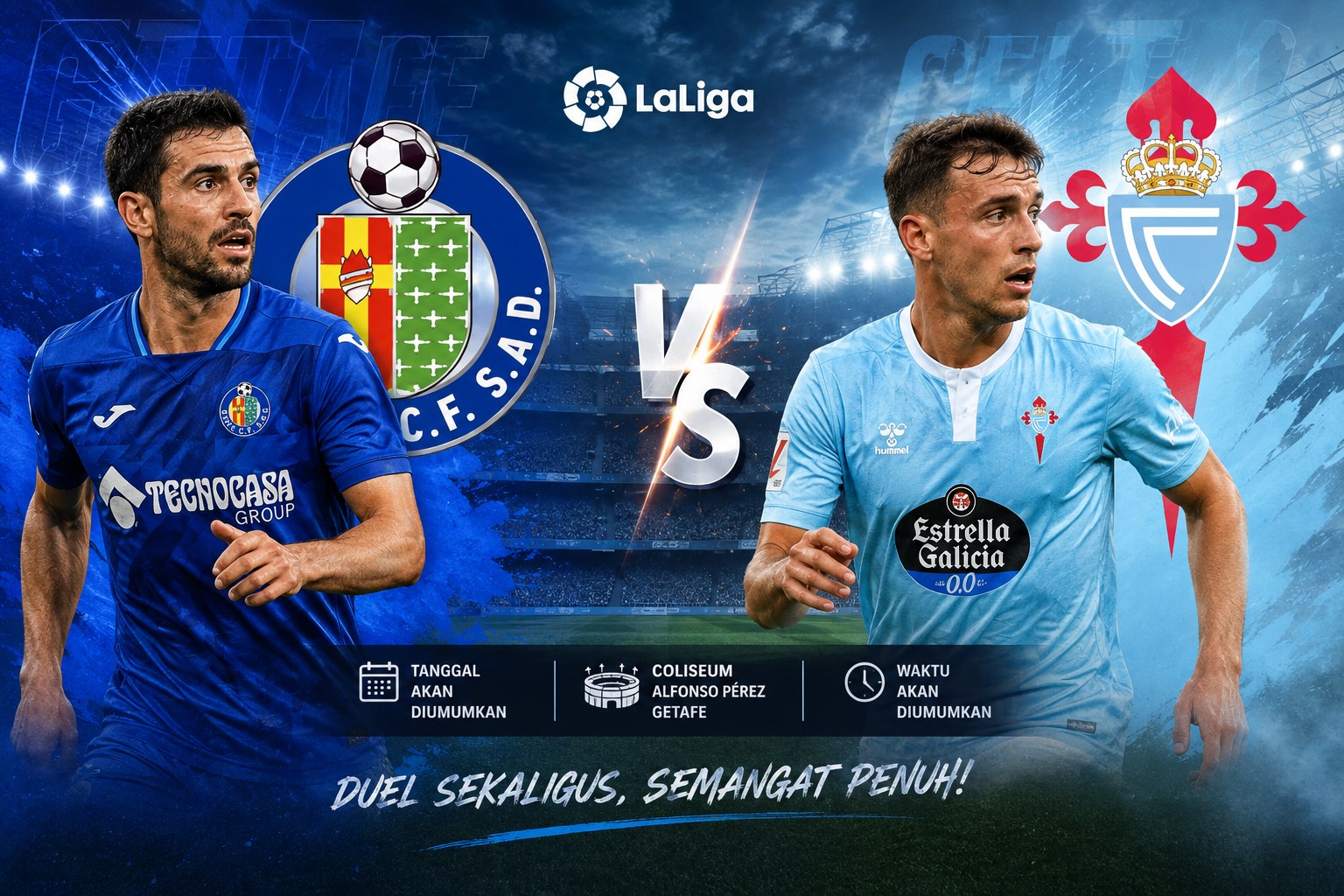 Pertandingan Getafe vs Celta