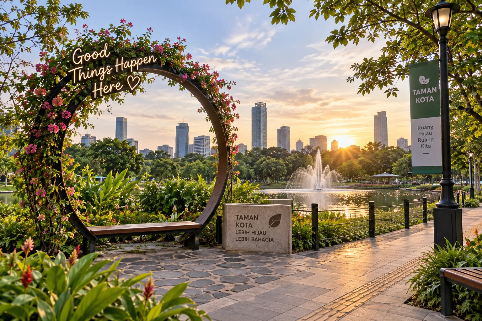 Spot Foto Menarik Di Taman