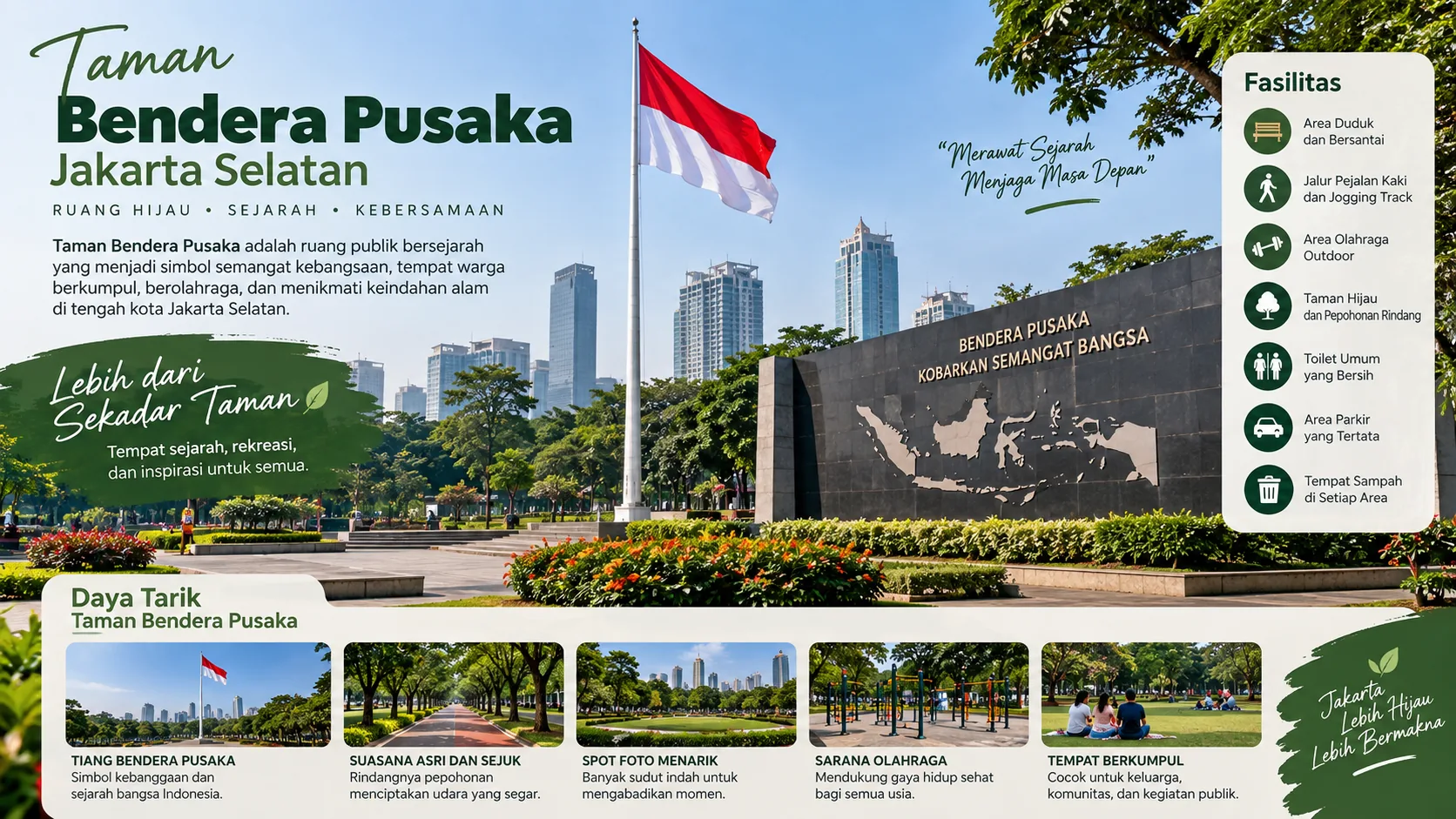 Daya Tarik Taman Bendera