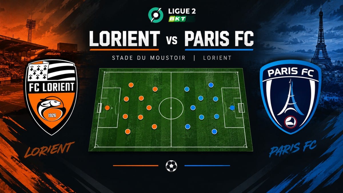 Pertandingan Lorient vs Paris
