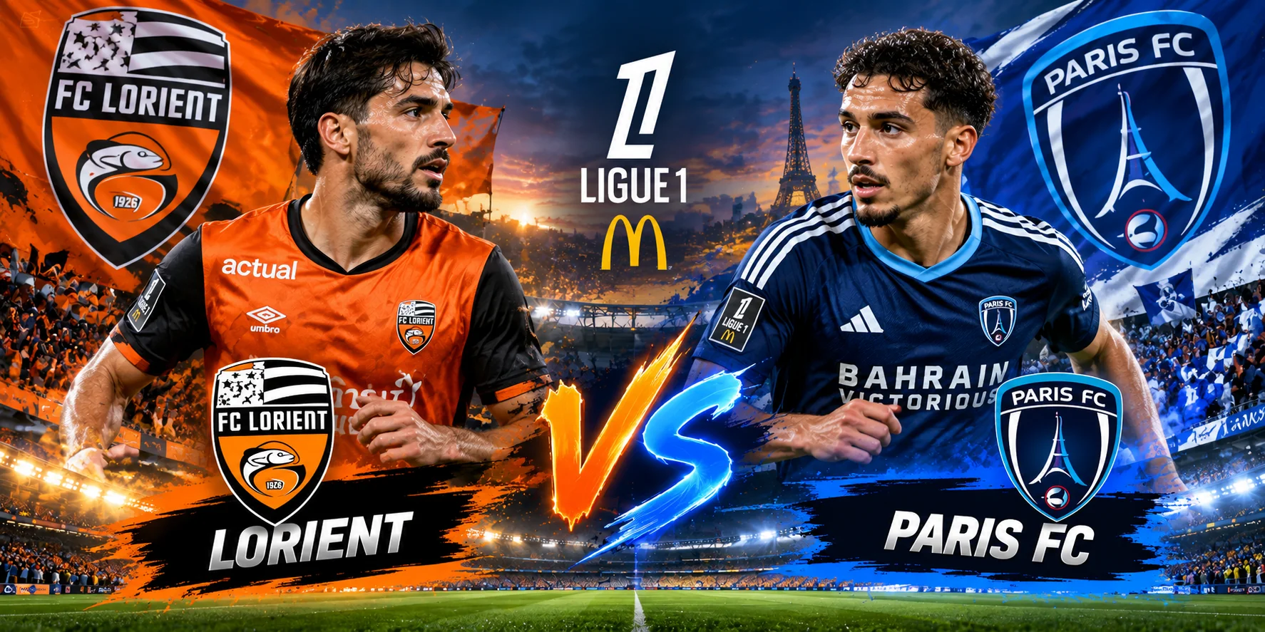 Jadwal Lorient vs Paris