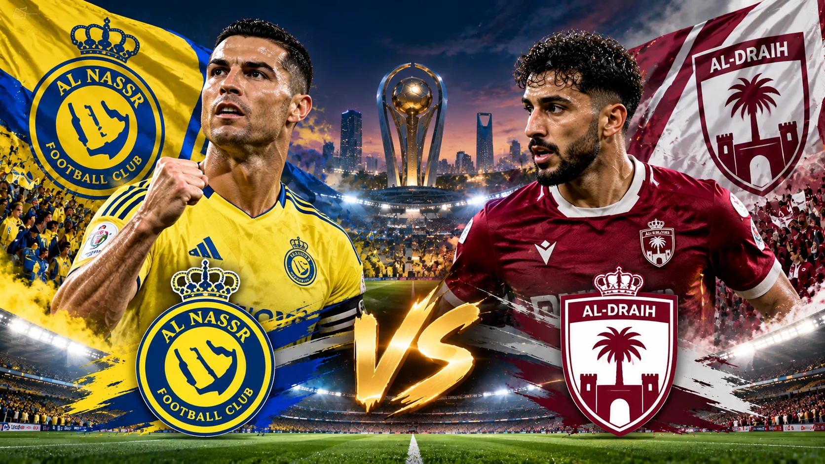 Pertandingan Al-Nassr vs Al-Draih