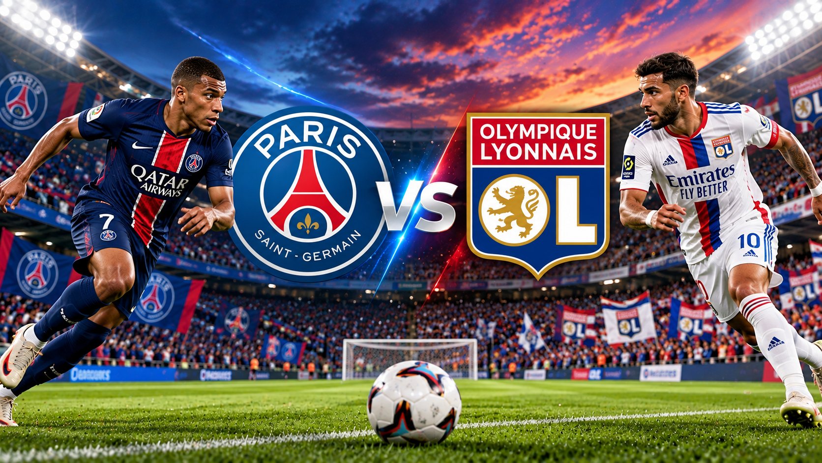Pertandingan PSG vs Lyon