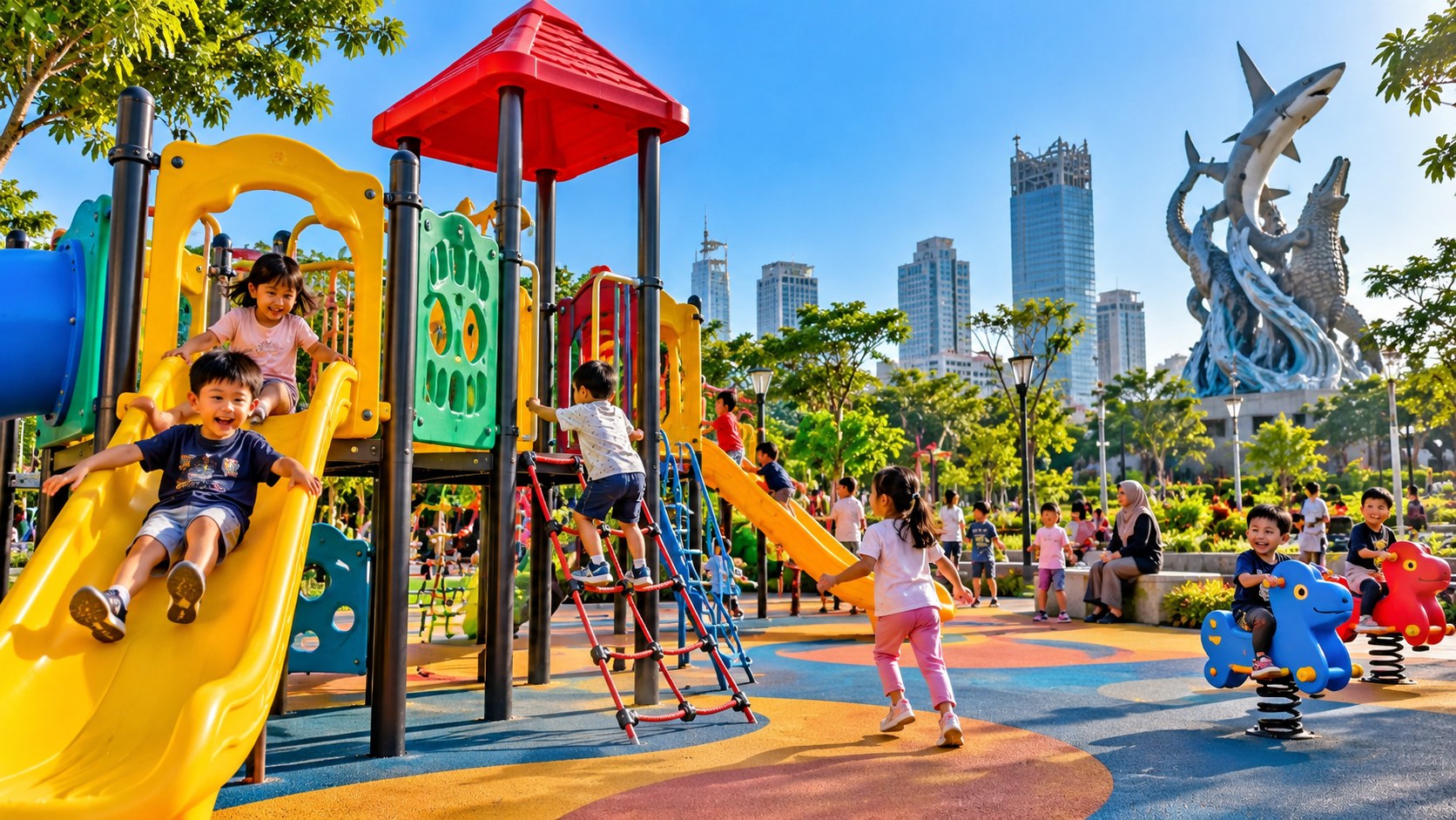 Taman Anak Gratis di Surabaya